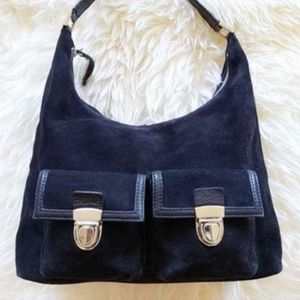 Banana Republic Black Suede Bag